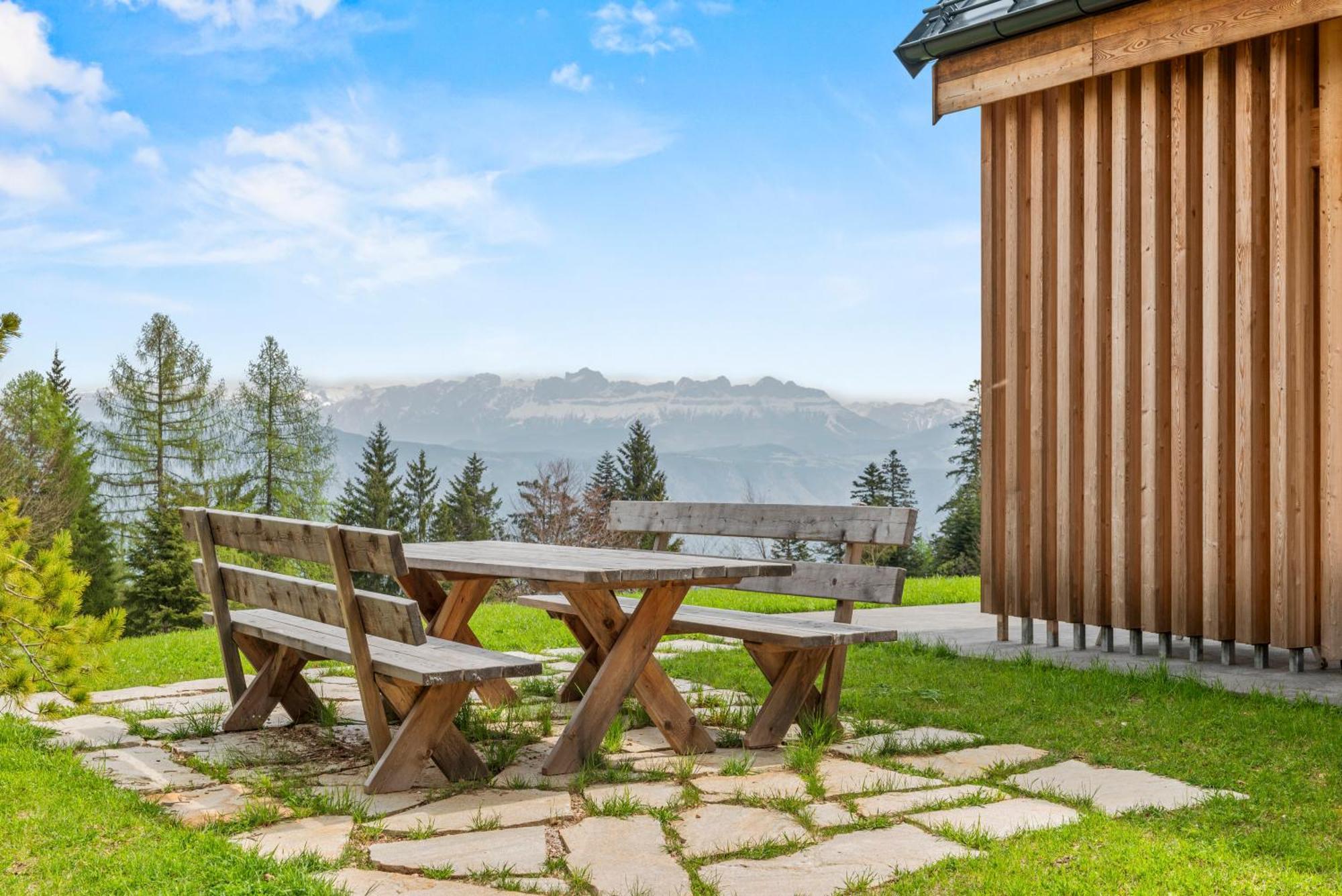 Mendola New Opening "Sissi Chalets" - Unique Luxury Hideaway With Mountain View & Sauna מראה חיצוני תמונה