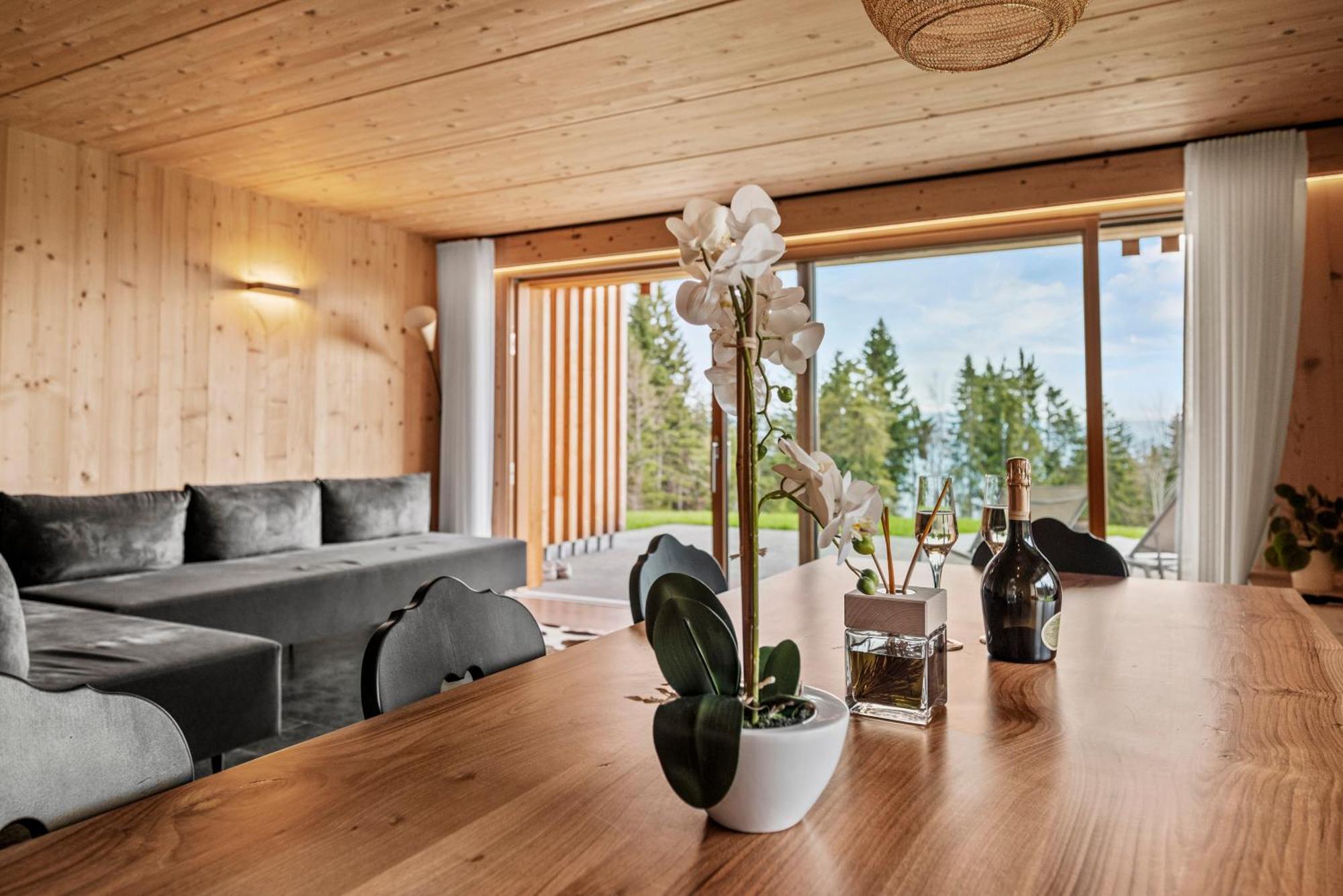 Mendola New Opening "Sissi Chalets" - Unique Luxury Hideaway With Mountain View & Sauna מראה חיצוני תמונה